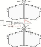 ALLIED NIPPON ADB1511 - Гальмівні колодки, дискові гальма autozip.com.ua