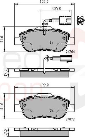ALLIED NIPPON ADB11600 - Гальмівні колодки, дискові гальма autozip.com.ua