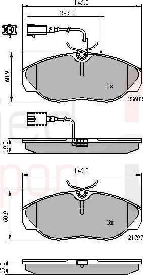 ALLIED NIPPON ADB11031 - Гальмівні колодки, дискові гальма autozip.com.ua
