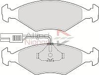ALLIED NIPPON ADB1228 - Гальмівні колодки, дискові гальма autozip.com.ua