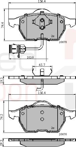 ALLIED NIPPON ADB1715 - Гальмівні колодки, дискові гальма autozip.com.ua