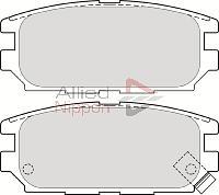 ALLIED NIPPON ADB3496 - Гальмівні колодки, дискові гальма autozip.com.ua