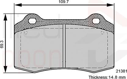 ALLIED NIPPON ADB36089 - Гальмівні колодки, дискові гальма autozip.com.ua