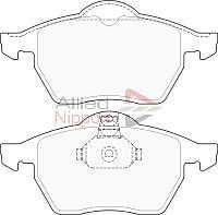 ALLIED NIPPON ADB3749 - Гальмівні колодки, дискові гальма autozip.com.ua