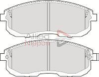 ALLIED NIPPON ADB3751 - Гальмівні колодки, дискові гальма autozip.com.ua