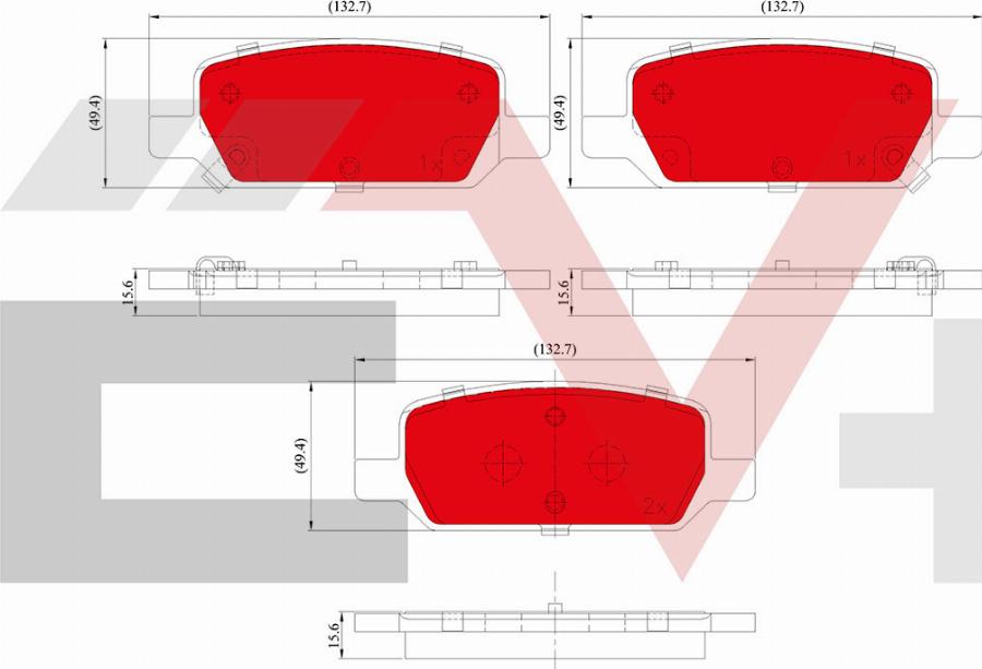 ALLIED NIPPON AEV33495 - Гальмівні колодки, дискові гальма autozip.com.ua