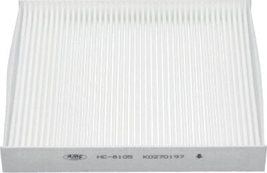 AMC Filter HC-8105 - Фільтр, повітря у внутрішній простір autozip.com.ua