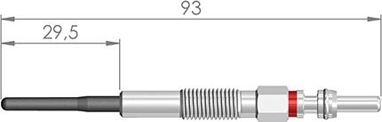 A-N PARTS A-N094003 - Свічка розжарювання autozip.com.ua