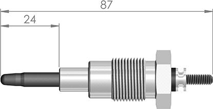 A-N PARTS A-N090301 - Свічка розжарювання autozip.com.ua