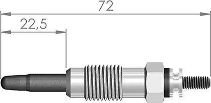 A-N PARTS 041 234 - Свічка розжарювання autozip.com.ua