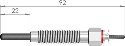 A-N PARTS 057 183 - Свічка розжарювання autozip.com.ua