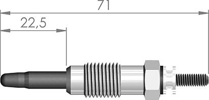 A-N PARTS 068 132 - Свічка розжарювання autozip.com.ua
