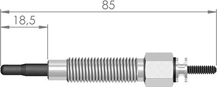 A-N PARTS 085 352 - Свічка розжарювання autozip.com.ua