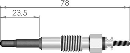 A-N PARTS 079 354 - Свічка розжарювання autozip.com.ua