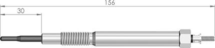 A-N PARTS 158 526 - Свічка розжарювання autozip.com.ua