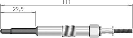 A-N PARTS 102 422 - Свічка розжарювання autozip.com.ua