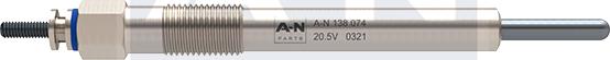 A-N PARTS A-N138074 - Свічка розжарювання autozip.com.ua