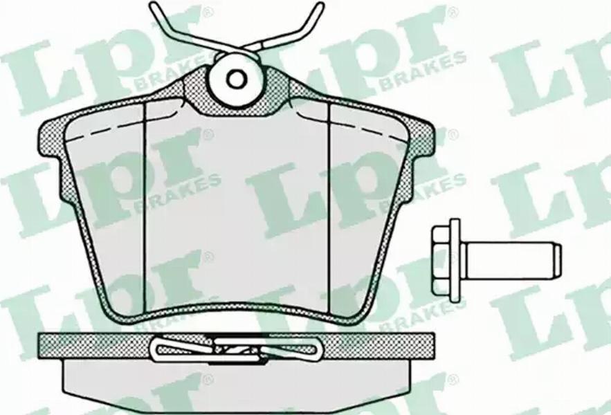 AP 05P1195 - Гальмівні колодки, дискові гальма autozip.com.ua