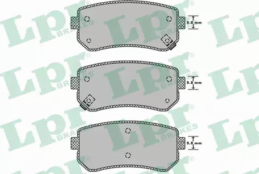 AP 05P1344 - Гальмівні колодки, дискові гальма autozip.com.ua