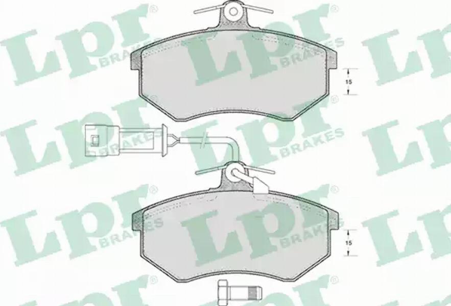 AP 05P221 - Гальмівні колодки, дискові гальма autozip.com.ua