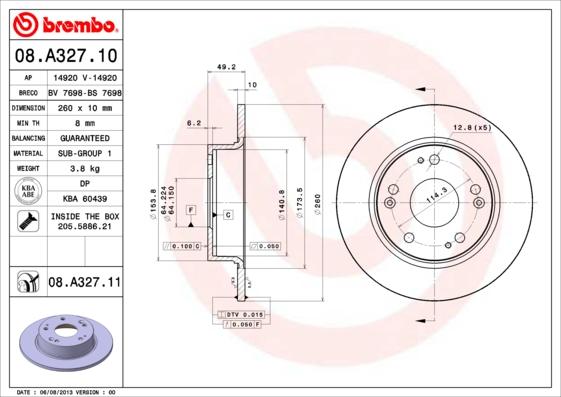 AP 14920 V - Гальмівний диск autozip.com.ua