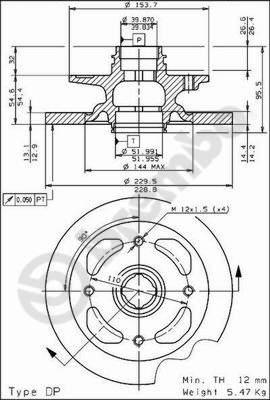 AP 10154 - Гальмівний диск autozip.com.ua