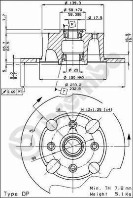 AP 34034 - Гальмівний диск autozip.com.ua