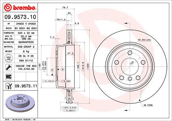 AP 24932 V - Гальмівний диск autozip.com.ua