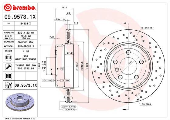 AP 24932 X - Гальмівний диск autozip.com.ua