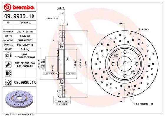 AP 24979 X - Гальмівний диск autozip.com.ua