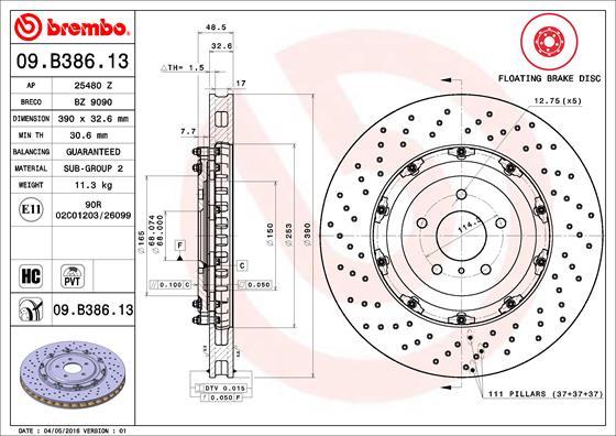 AP 25480 Z - Гальмівний диск autozip.com.ua