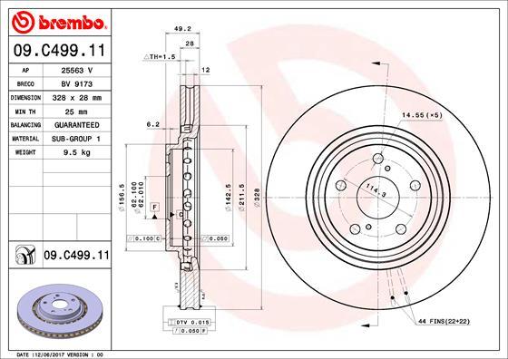 AP 25563 V - Гальмівний диск autozip.com.ua