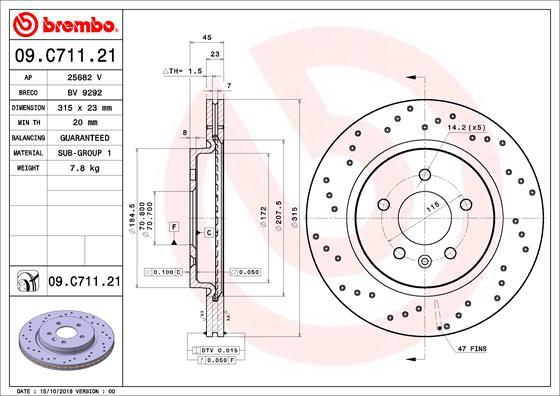 AP 25682V - Гальмівний диск autozip.com.ua