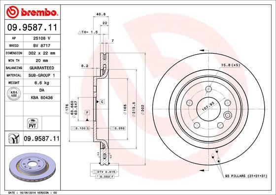 AP 25108 V - Гальмівний диск autozip.com.ua