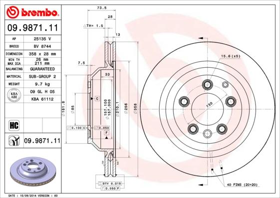 AP 25135 V - Гальмівний диск autozip.com.ua