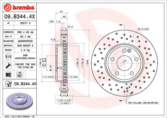 AP 25317 X - Гальмівний диск autozip.com.ua