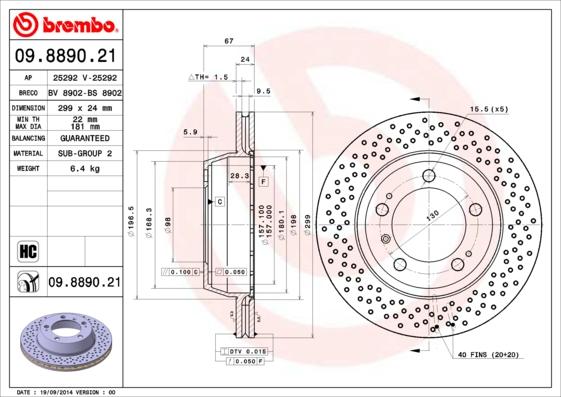 AP 25292 V - Гальмівний диск autozip.com.ua