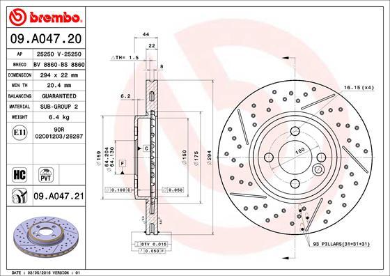 AP 25250 V - Гальмівний диск autozip.com.ua