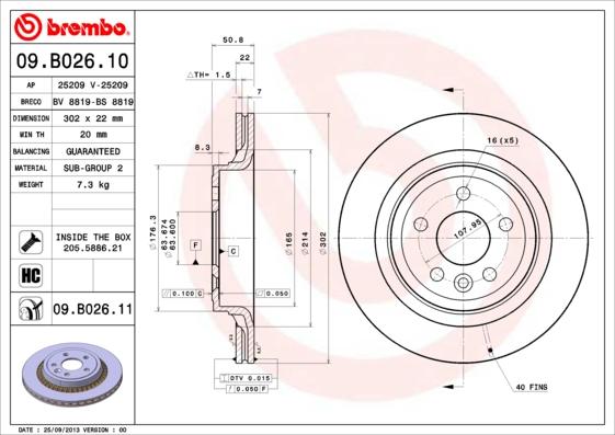 AP 25209 V - Гальмівний диск autozip.com.ua