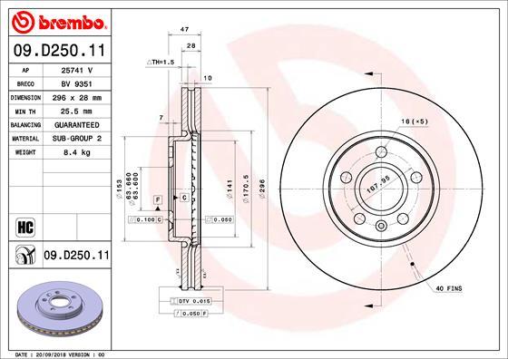 AP 25741V - Гальмівний диск autozip.com.ua