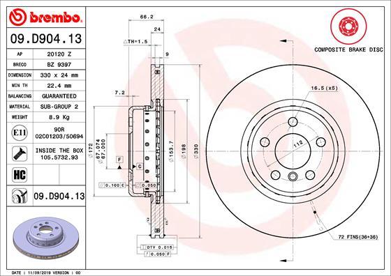 AP 20120Z - Гальмівний диск autozip.com.ua