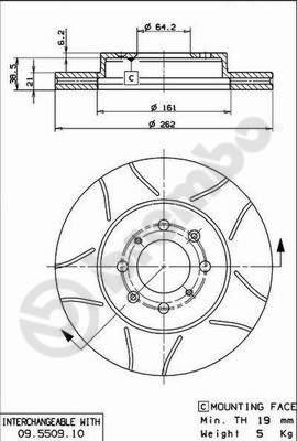 AP X 24335 - Гальмівний диск autozip.com.ua