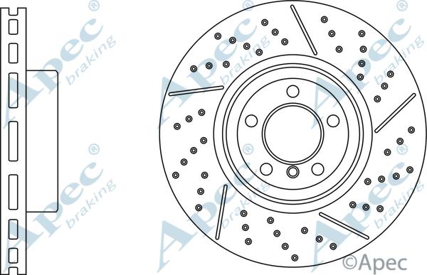 Blue Print ADB114380 - Гальмівний диск autozip.com.ua