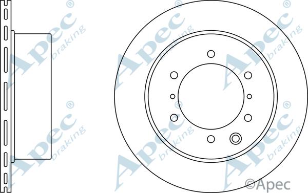 IPS Parts IBP-1H05 - Гальмівний диск autozip.com.ua