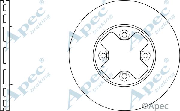 MOPROD MBD3363 - Гальмівний диск autozip.com.ua