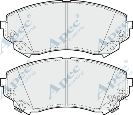 Alanko 302246 - Гальмівні колодки, дискові гальма autozip.com.ua