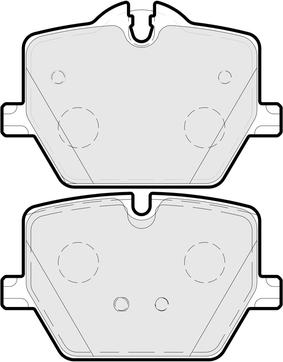 Allied Nippon ADB02861 - Гальмівні колодки, дискові гальма autozip.com.ua