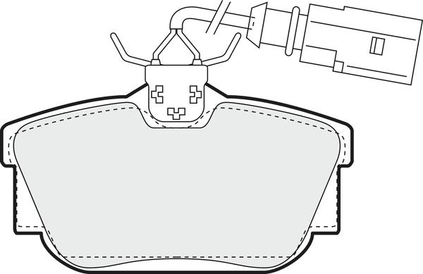 FTE 9005395 - Гальмівні колодки, дискові гальма autozip.com.ua