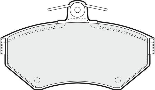 FTE 9001780 - Гальмівні колодки, дискові гальма autozip.com.ua