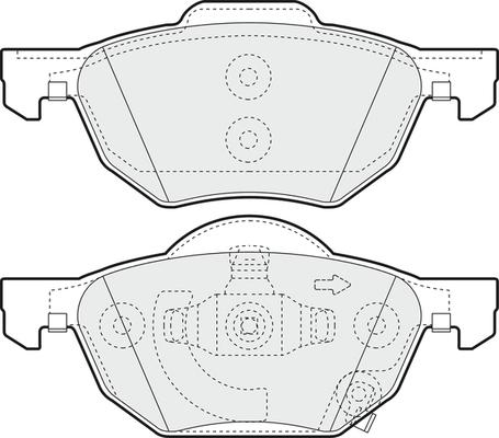 BENDIX 572480B - Гальмівні колодки, дискові гальма autozip.com.ua